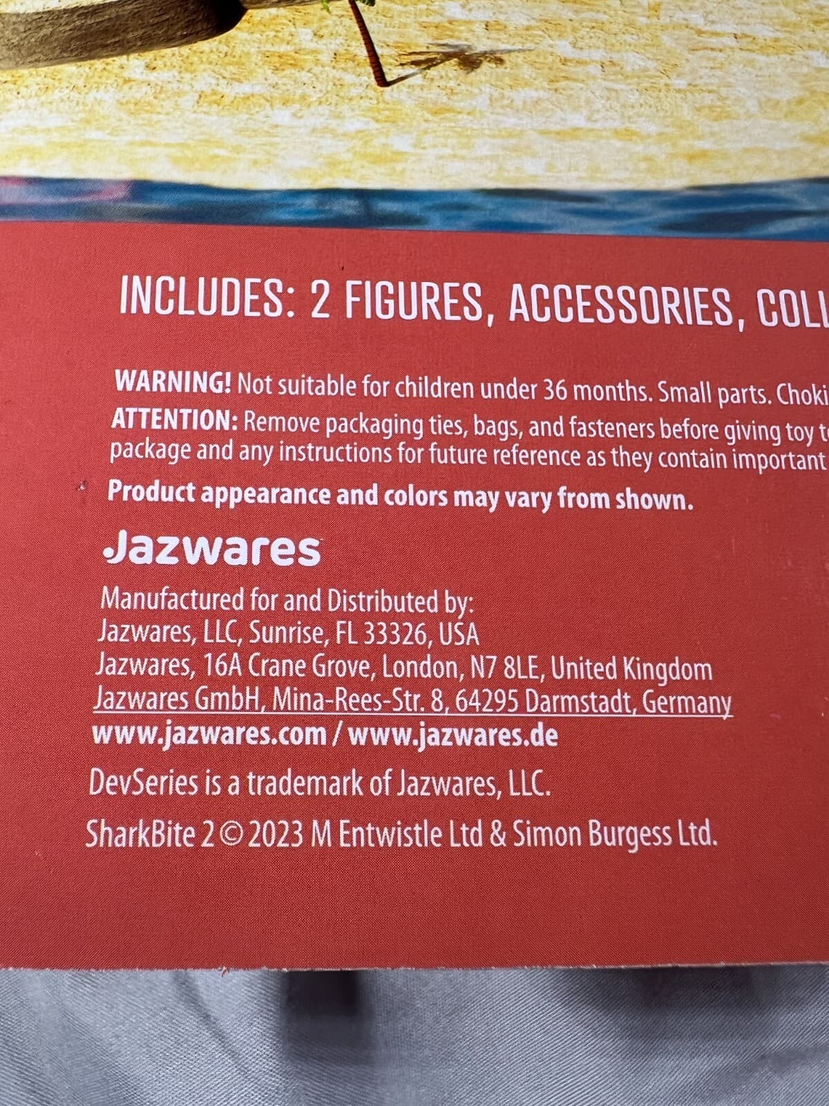 Shark Bite 2 Shark Cage Virtual Item Code Jazwares DevSeries Action Figure NEW - Thumbnail 5