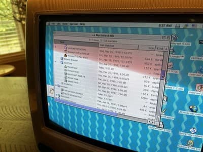 Vintage 1st Ed Apple iMac G3 Bondi Blue Mac PC Mouse Drive Complete Box WORKS - Thumbnail 12