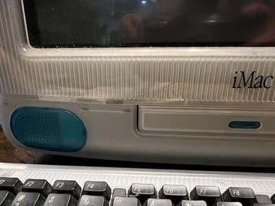 Vintage 1st Ed Apple iMac G3 Bondi Blue Mac PC Mouse Drive Complete Box WORKS - Thumbnail 17