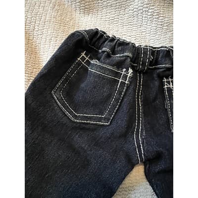 Build A Bear Workshop Fashion Princess Embellished Denim Jeans Blue Pants Shorts - Thumbnail 4