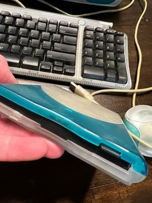 Vintage 1st Ed Apple iMac G3 Bondi Blue Mac PC Mouse Drive Complete Box WORKS - Thumbnail 15