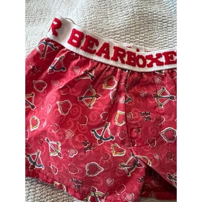Build A Bear Workshop Lot 2 Hearts & Halloween Print Bear Boxer Shorts Holiday - Thumbnail 3