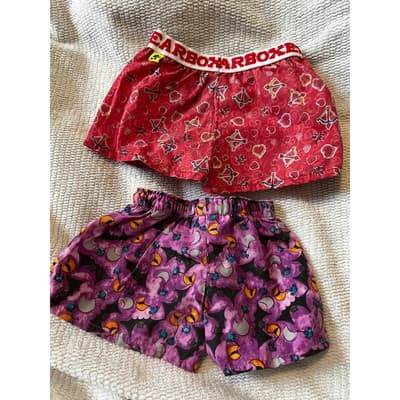 Build A Bear Workshop Lot 2 Hearts & Halloween Print Bear Boxer Shorts Holiday - Thumbnail 2