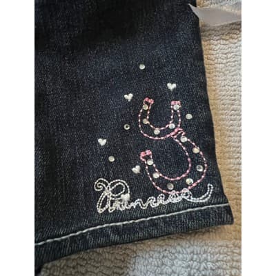 Build A Bear Workshop Fashion Princess Embellished Denim Jeans Blue Pants Shorts - Thumbnail 6