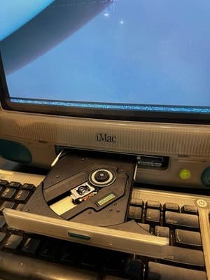 Vintage 1st Ed Apple iMac G3 Bondi Blue Mac PC Mouse Drive Complete Box WORKS - Thumbnail 21