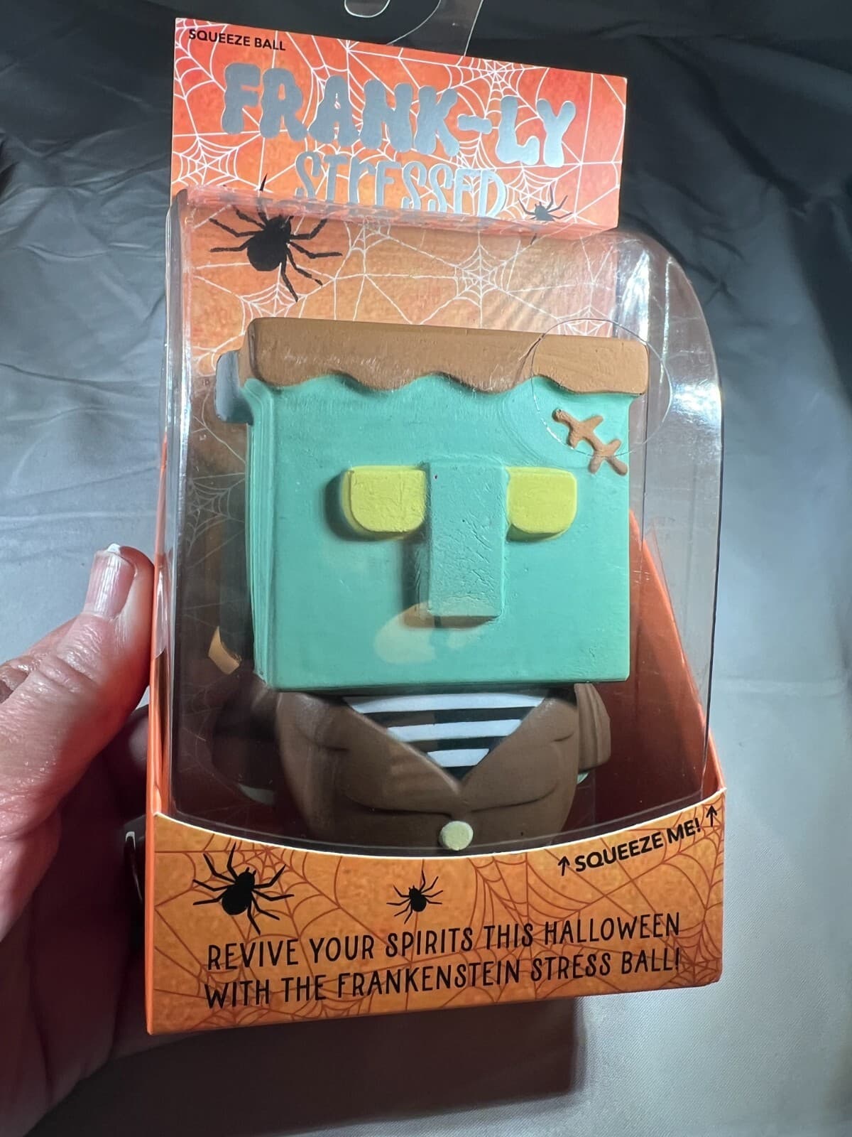 Frank-ly Stressed Halloween Frankenstein Stress Toy Ball Delilah Jane YuFei - Thumbnail 3