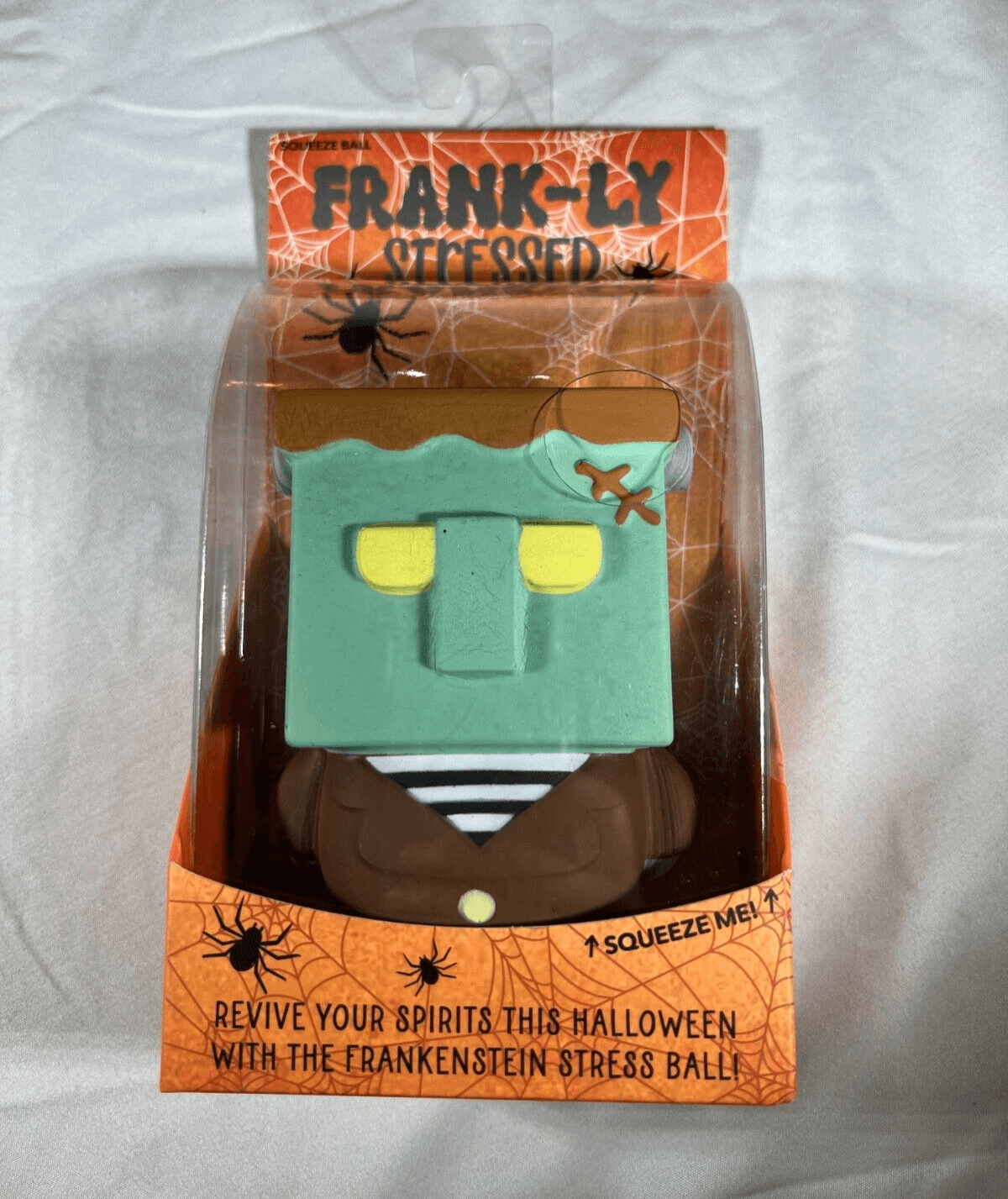 Frank-ly Stressed Halloween Frankenstein Stress Toy Ball Delilah Jane YuFei - Thumbnail 2