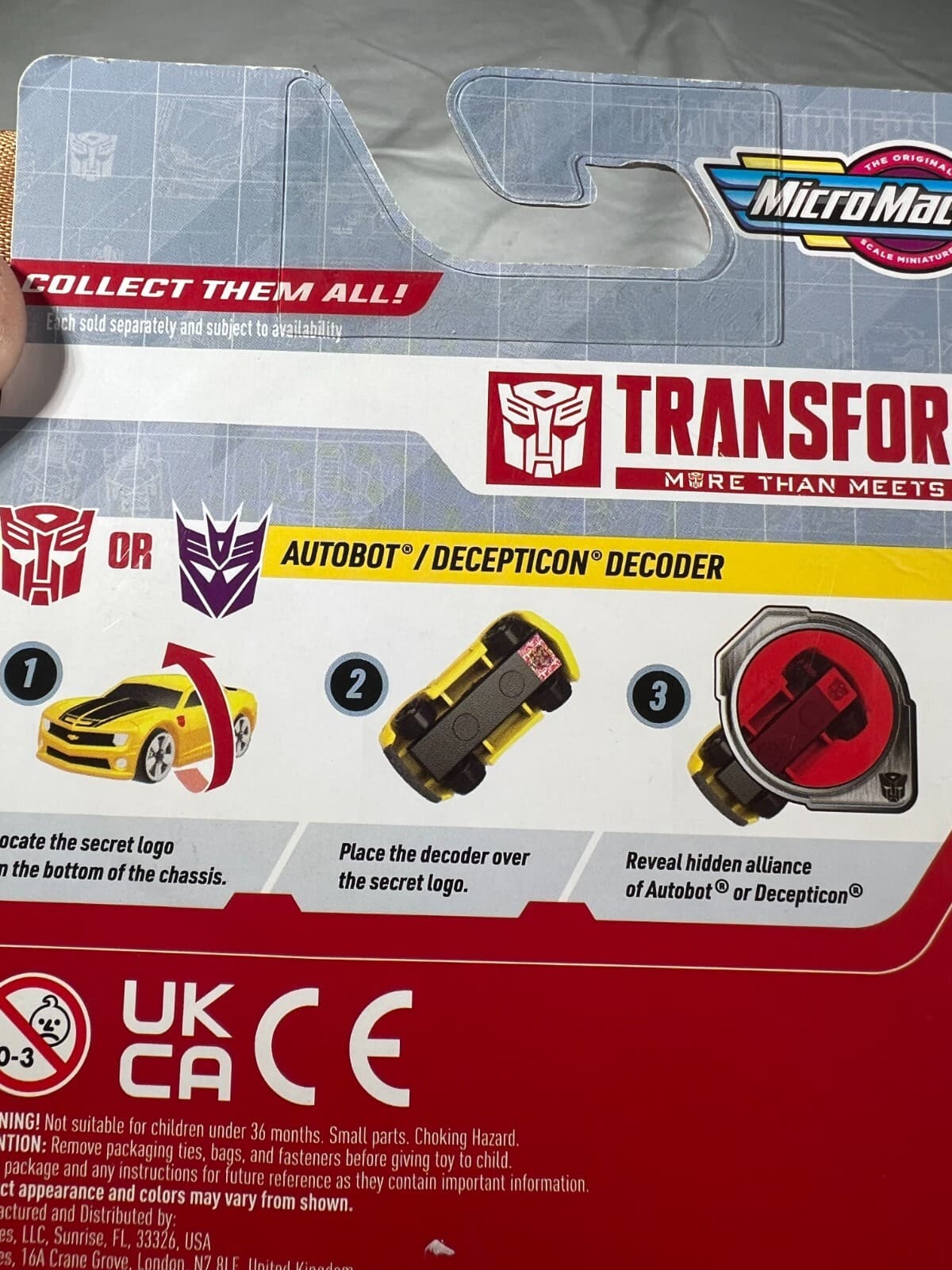 Micro Machines Series 1 Transformers 2 Pack Elita-one #0017 Sideswipe #0013 NIB - Thumbnail 12