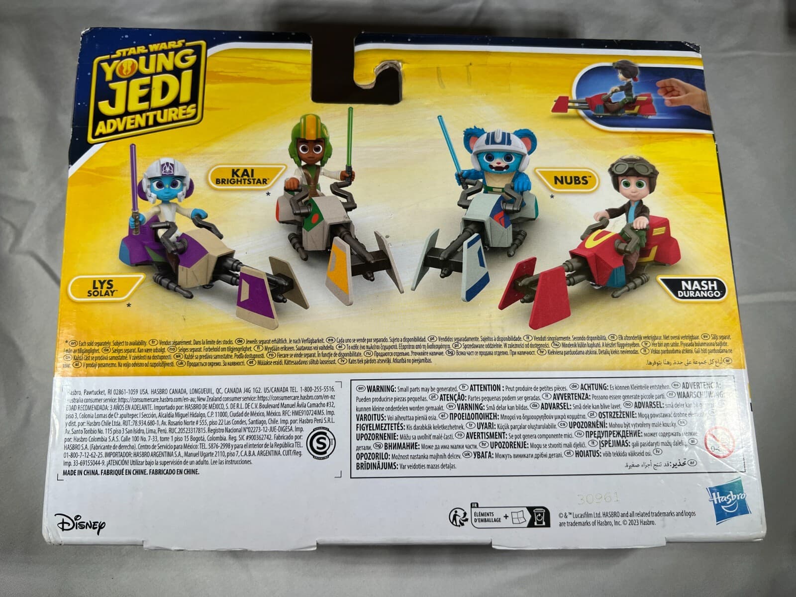 Nash Durango Star Wars Young Jedi Adventures Hasbro 2023 NEW Figure Speeder Bike - Thumbnail 2