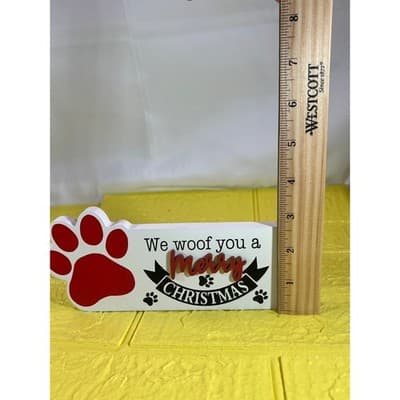 Christmas Themed Pet Plaque Paw Pet Animal - Thumbnail 2