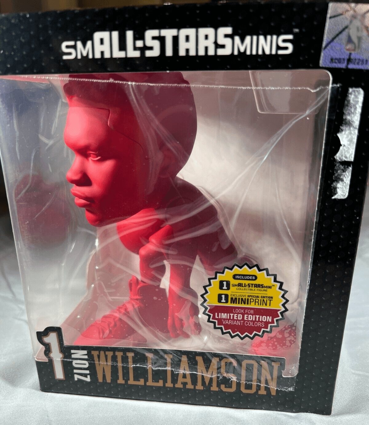NBA Zion Williamson 1 Red Variant SmAll-Stars Mini Pelicans Chase LE Figure NEW - Thumbnail 4