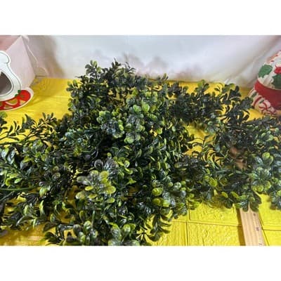 Vintage 6’ Holiday Christmas Greenery Garland - Thumbnail 2