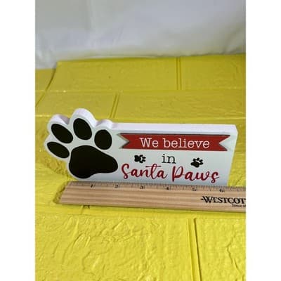 Christmas Themed Pet Plaque Paw Pet Animal - Thumbnail 5