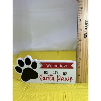 Christmas Themed Pet Plaque Paw Pet Animal - Thumbnail 6