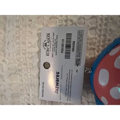 New Jazwares Squishmallow Malcolm Mallow Christmas Ornament - Thumbnail 5