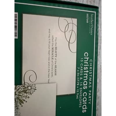 New Boxed Christmas Cards 2012 Merry Christmas Gold White - Thumbnail 7