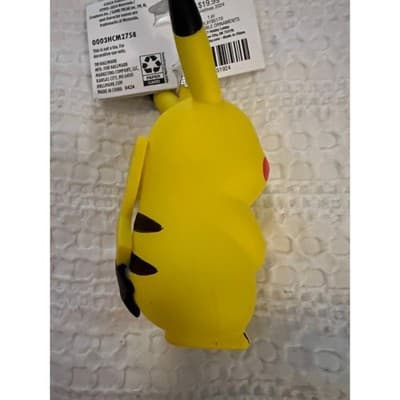 New Pokemon Blown Glass Pikachu Christmas Ornament - Thumbnail 4