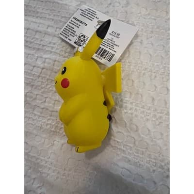 New Pokemon Blown Glass Pikachu Christmas Ornament - Thumbnail 6