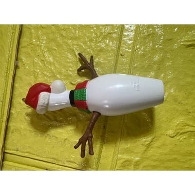 New Vintage 1997 Hallmark Keepsake Ornament Snowman Snow Bowling Pin IOB - Thumbnail 6