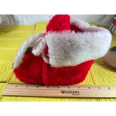 Vintage Santa Christmas Shoes Stockings RARE Large and Small - Thumbnail 17