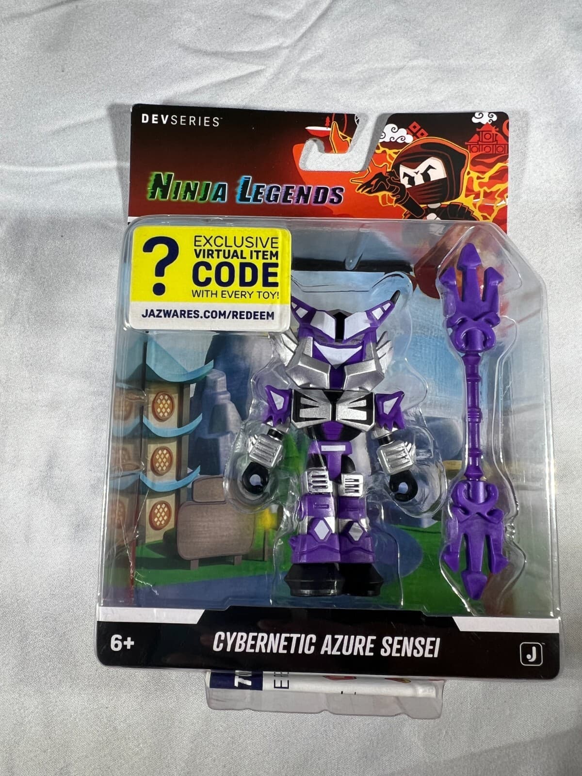 Ninja Legends Cybernetic Azure Sensei DevSeries Virtual Item Code Jazwares NEW - Thumbnail 5
