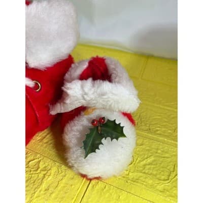 Vintage Santa Christmas Shoes Stockings RARE Large and Small - Thumbnail 9