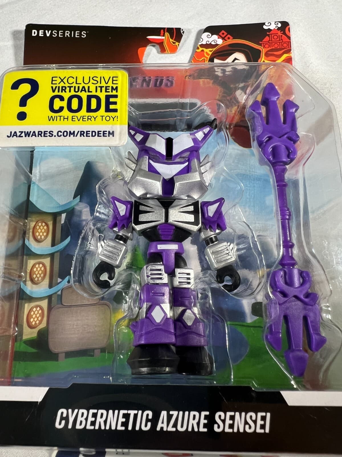 Ninja Legends Cybernetic Azure Sensei DevSeries Virtual Item Code Jazwares NEW - Thumbnail 12