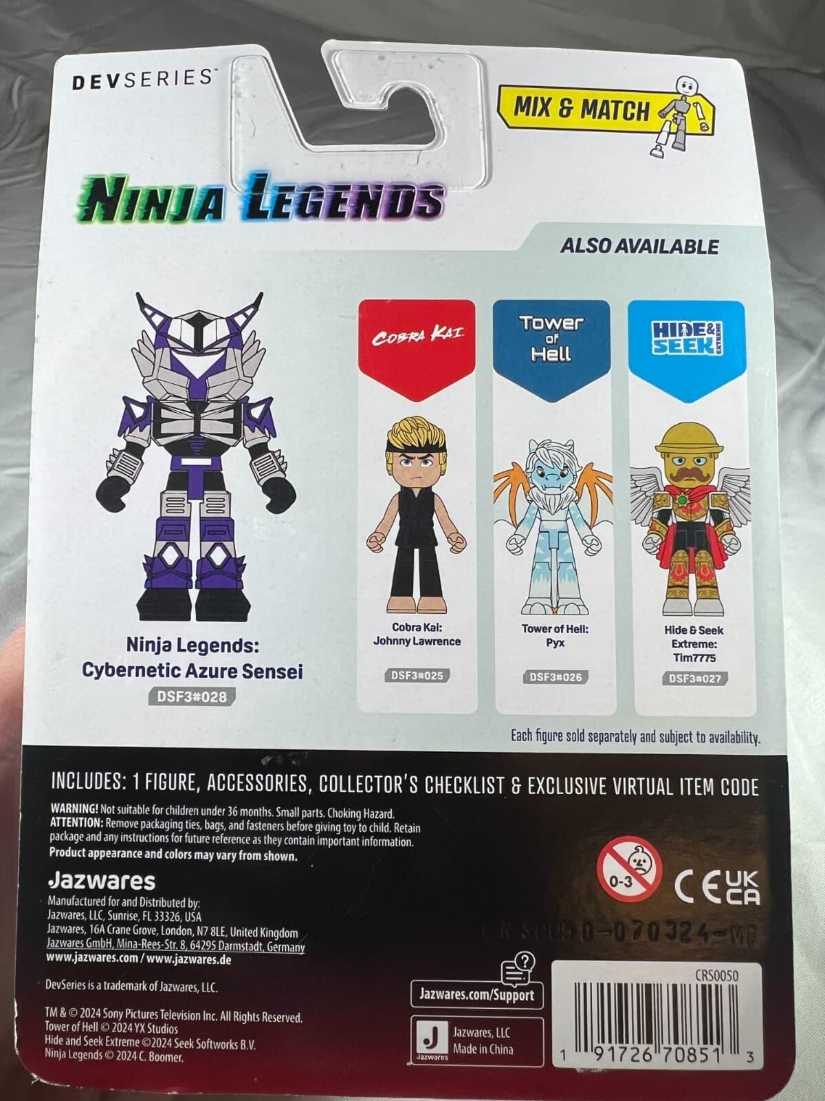 Ninja Legends Cybernetic Azure Sensei DevSeries Virtual Item Code Jazwares NEW - Thumbnail 10