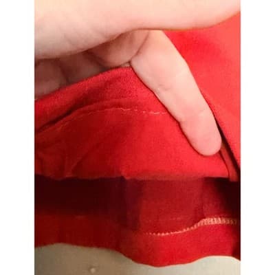 Ann Taylor Women’s Pencil Straight Front Slit Knee Length Skirt Red Size 8 - Thumbnail 6
