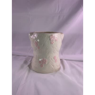 Vintage MCM Kitten Cat Ceramic Vase Planter Baby Floral Arrangement 7" White - Thumbnail 4