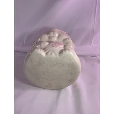 Vintage MCM Kitten Cat Ceramic Vase Planter Baby Floral Arrangement 7" White - Thumbnail 9