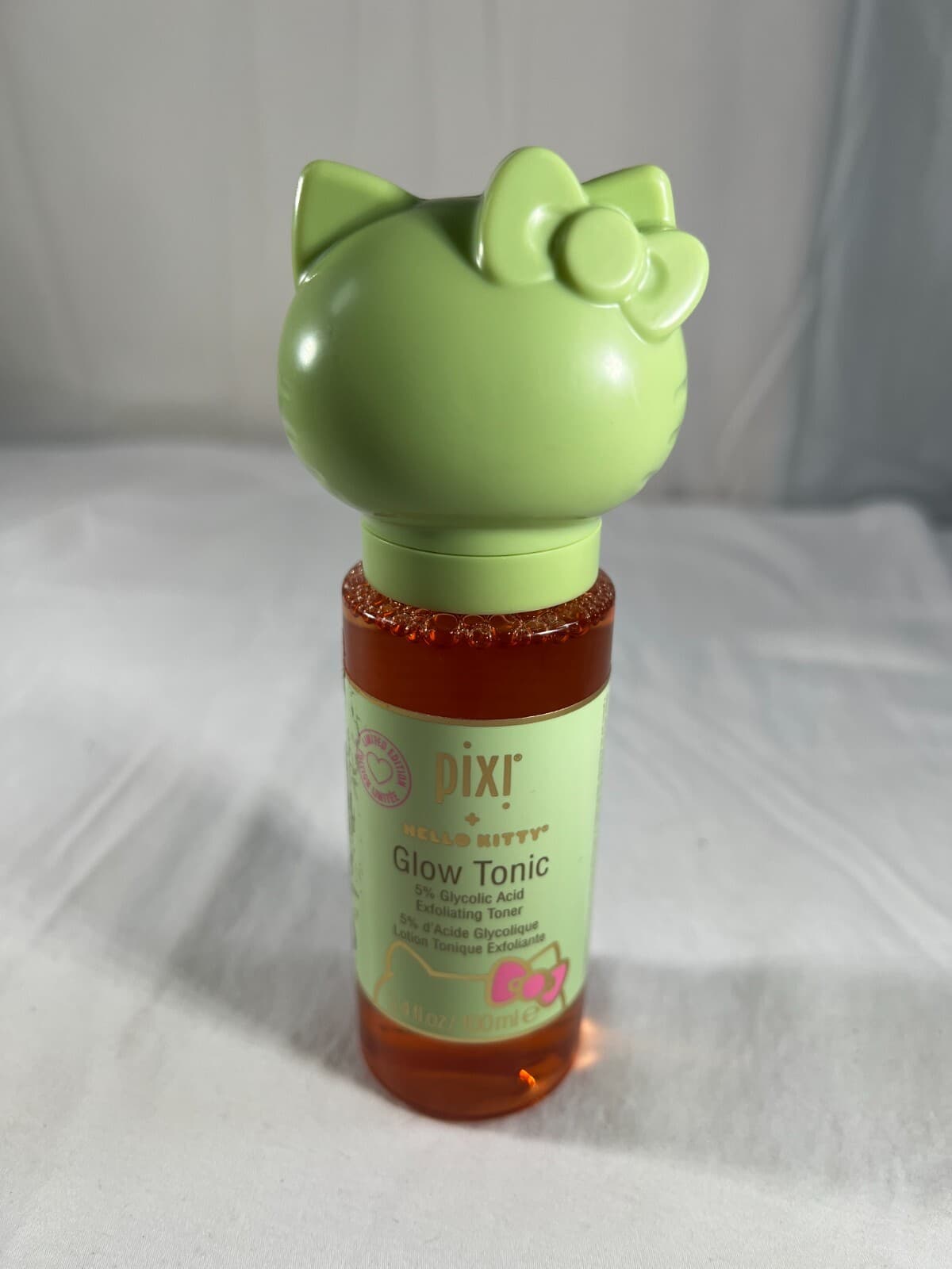 Pixi Hello Kitty Glow Tonic 5% Glycolic Acid Exfoliating Toner 100ml Limited NEW - Thumbnail 3