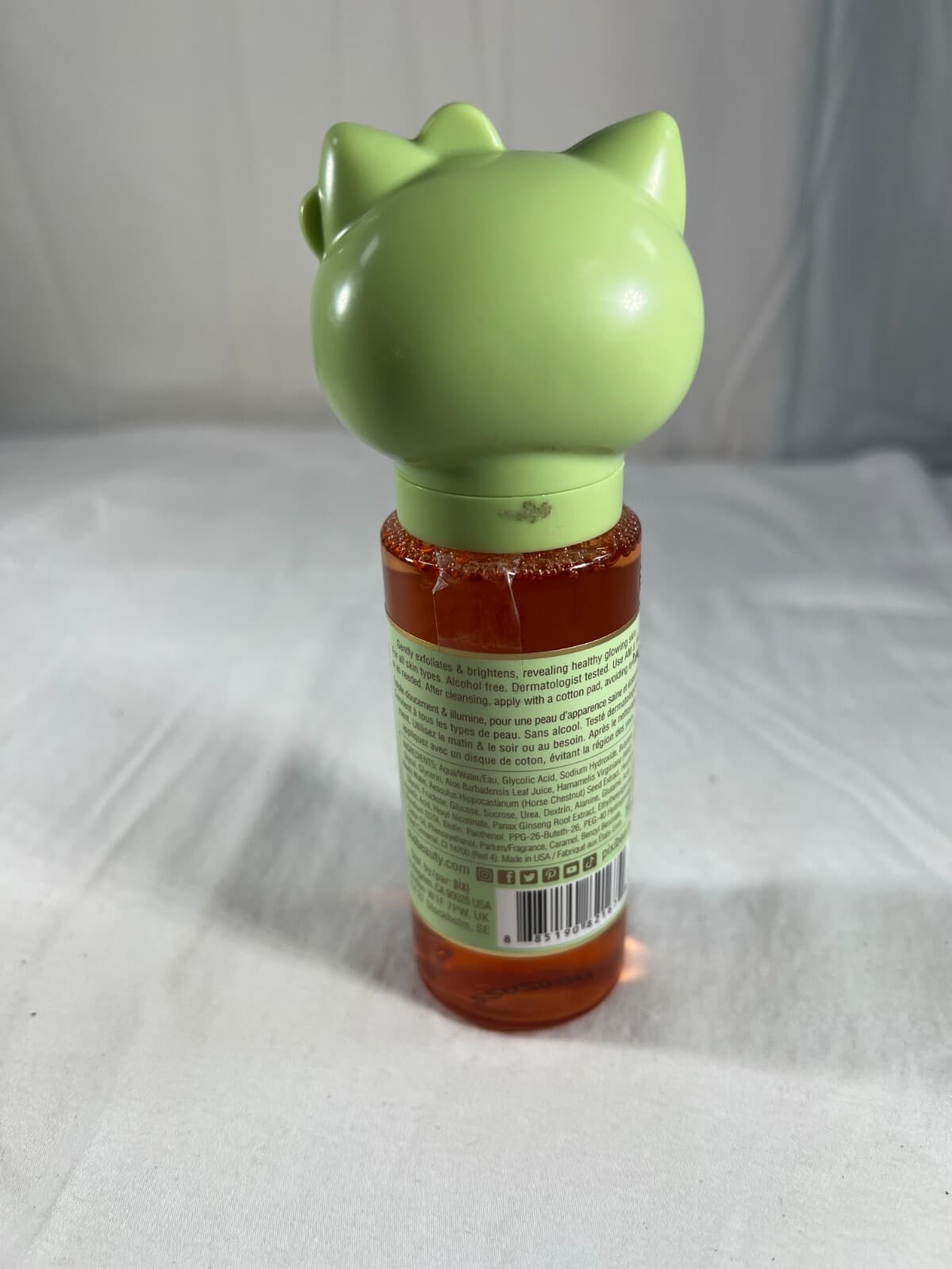 Pixi Hello Kitty Glow Tonic 5% Glycolic Acid Exfoliating Toner 100ml Limited NEW - Thumbnail 7