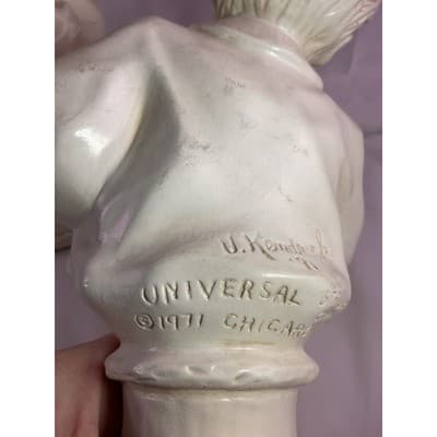 RARE J. Kendrick 1971 Music Statues Pair Universal Statuary Corp Signed Vintage - Thumbnail 10