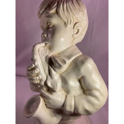 RARE J. Kendrick 1971 Music Statues Pair Universal Statuary Corp Signed Vintage - Thumbnail 18