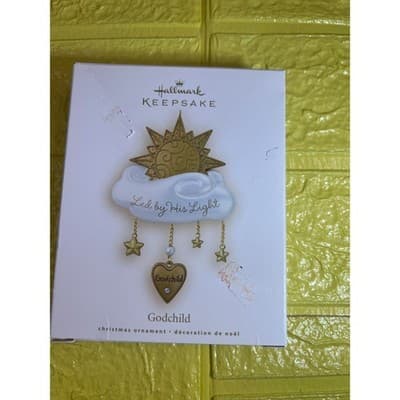 Hallmark Keepsake Godchild Christmas Tree Ornament 2008 IOB