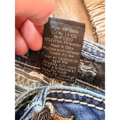 Cello Women's Mid Rise Raw Hem Frayed Cut Off Denim Short Blue Mid Wash 9 - Thumbnail 14