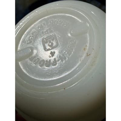 Vintage Fire King Anchor Hocking Snoopy Flying Ace Milk Glass Mug Schulz RARE - Thumbnail 8