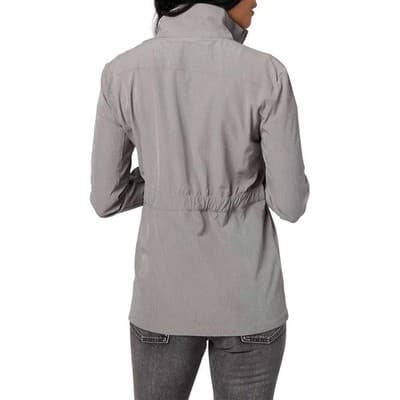Hang Ten Women's Lightweight Full Zip Collared Long Sleeve Jacket Gray S NWT - Thumbnail 2