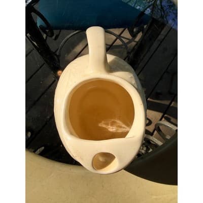 Vintage Shawnee USA Pottery Cream Swirl Design Ceramic Pitcher - Thumbnail 16
