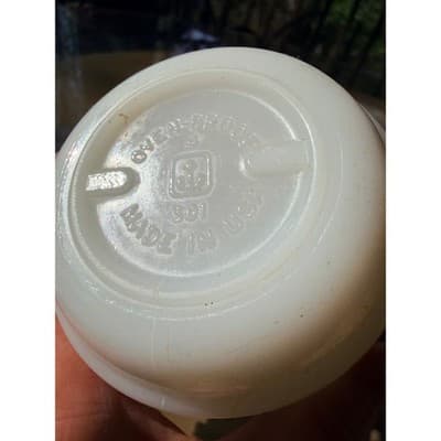 Vintage Fire King Anchor Hocking Snoopy Flying Ace Milk Glass Mug Schulz RARE - Thumbnail 10