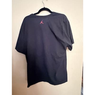 Nike Air Jordan Men’s Graphic Jumpman Logo Short Sleeve T Shirt Black XXL - Thumbnail 8