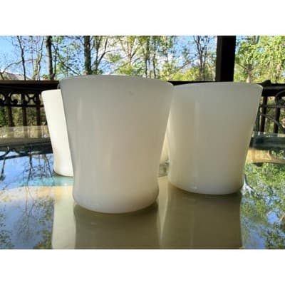 Vintage Fire King White Milk Glass D-Handle Mugs Set of 4 Anchor Hocking - Thumbnail 17