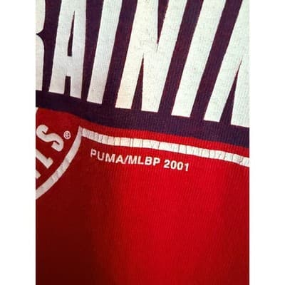 Puma Men's St. Louis Cardinals Grapefruit League Spring Training T-shirt Red XL - Thumbnail 3
