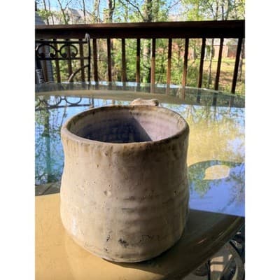 Handmade Rustic Stoneware Coffee Mug Textured Glaze Artisan Pottery Cup - Thumbnail 6