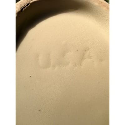 Vintage Shawnee USA Pottery Cream Swirl Design Ceramic Pitcher - Thumbnail 8