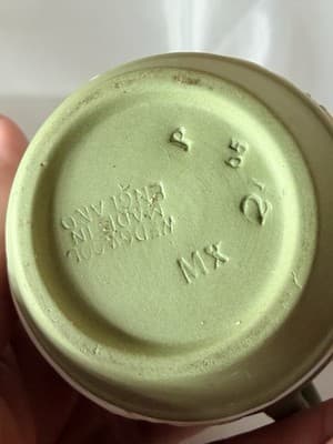 Vintage Wedgwood Jasperware Porcelain Sage Mini Creamer Ewer Rare Mid-Century - Thumbnail 15