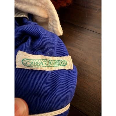 Vintage 1982 Cabbage Patch Kids Doll Boy Blue Outfit Signed Original Soft Toy - Thumbnail 21