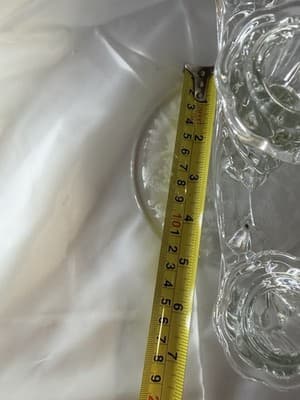 Fostoria Baroque Triple Candlestick Etched Chintz Crystal Glass Candelabra - Thumbnail 17