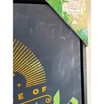 NEW Wicked City of Emerald Canvas Wall Art Wizard Of Oz Collectible Sign - Thumbnail 7